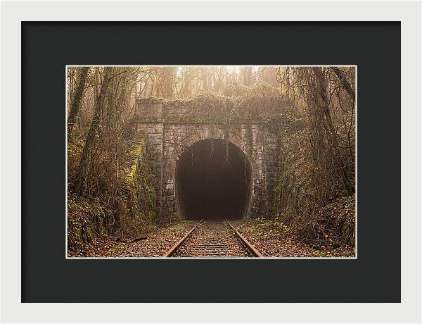 Abandoned Railway Tunnel Entrance