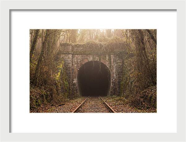 Abandoned Railway Tunnel Entrance