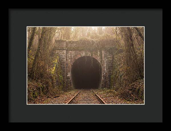Abandoned Railway Tunnel Entrance