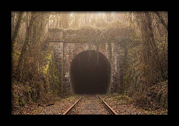 Abandoned Railway Tunnel Entrance