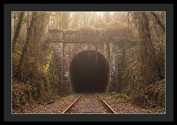 Abandoned Railway Tunnel Entrance