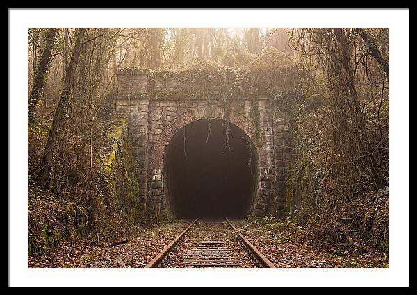 Abandoned Railway Tunnel Entrance
