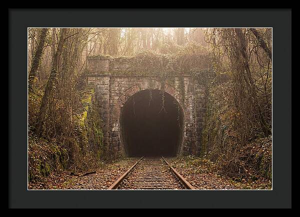 Abandoned Railway Tunnel Entrance