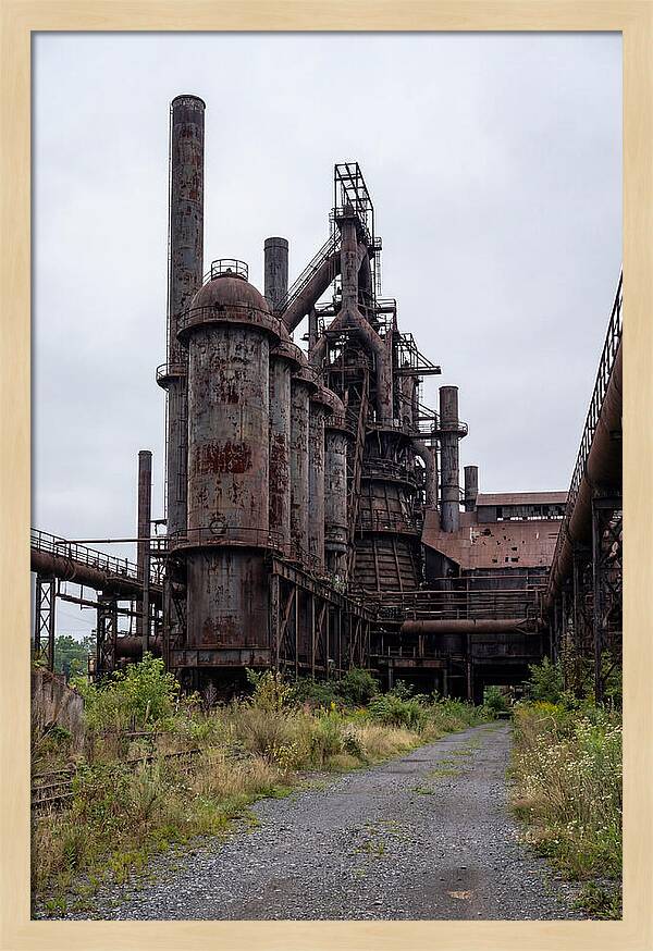 Abandoned Steel Mill Ruins