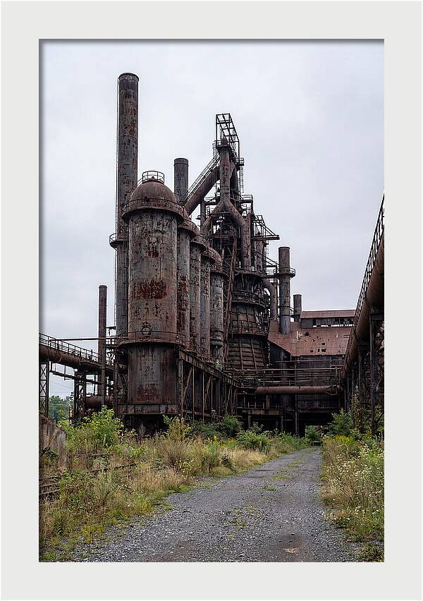Abandoned Steel Mill Ruins