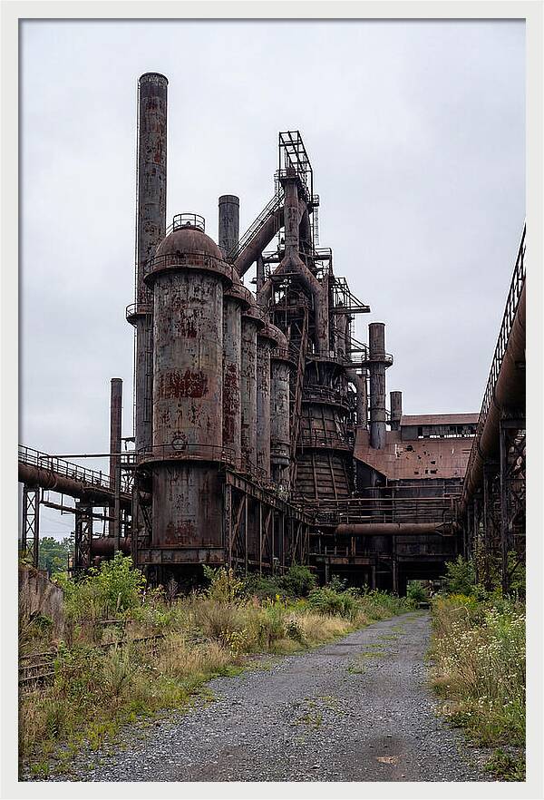 Abandoned Steel Mill Ruins