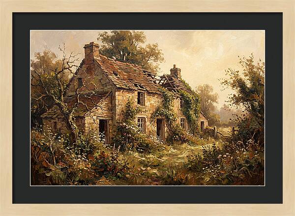 Abandoned Stone Farmhouse