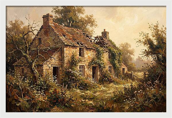 Abandoned Stone Farmhouse