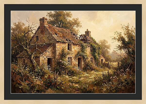Abandoned Stone Farmhouse