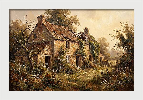 Abandoned Stone Farmhouse