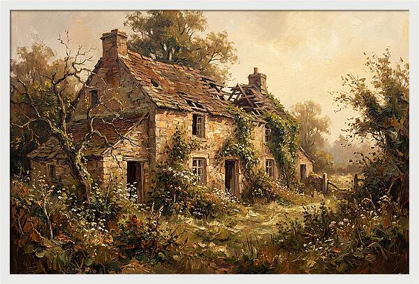 Abandoned Stone Farmhouse