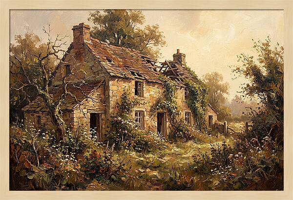 Abandoned Stone Farmhouse