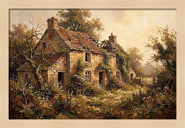 Abandoned Stone Farmhouse