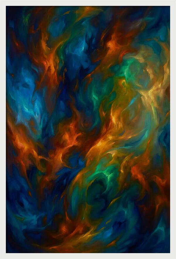Abstract Colorful Swirls