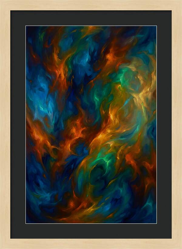 Abstract Colorful Swirls