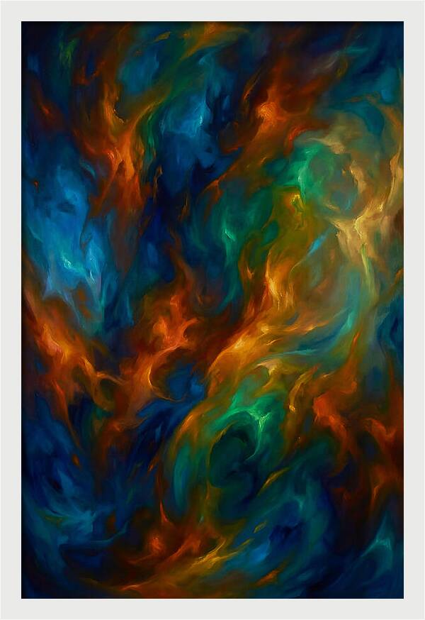 Abstract Colorful Swirls