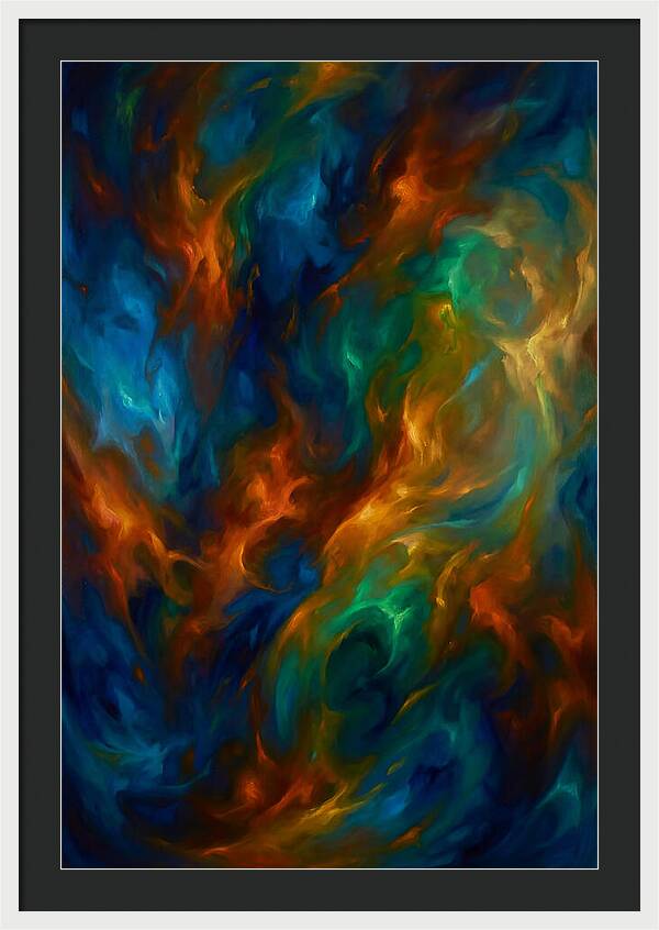 Abstract Colorful Swirls
