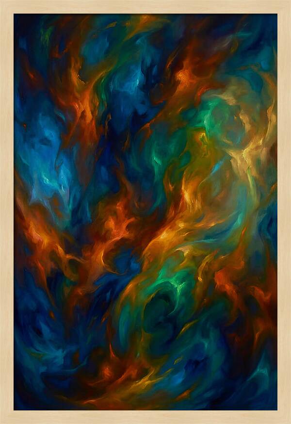 Abstract Colorful Swirls