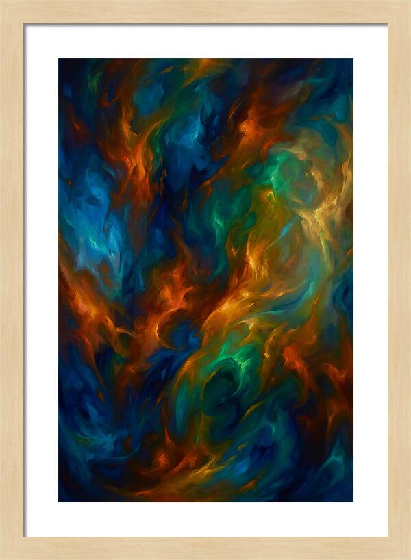 Abstract Colorful Swirls