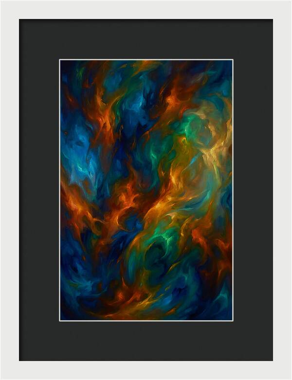 Abstract Colorful Swirls