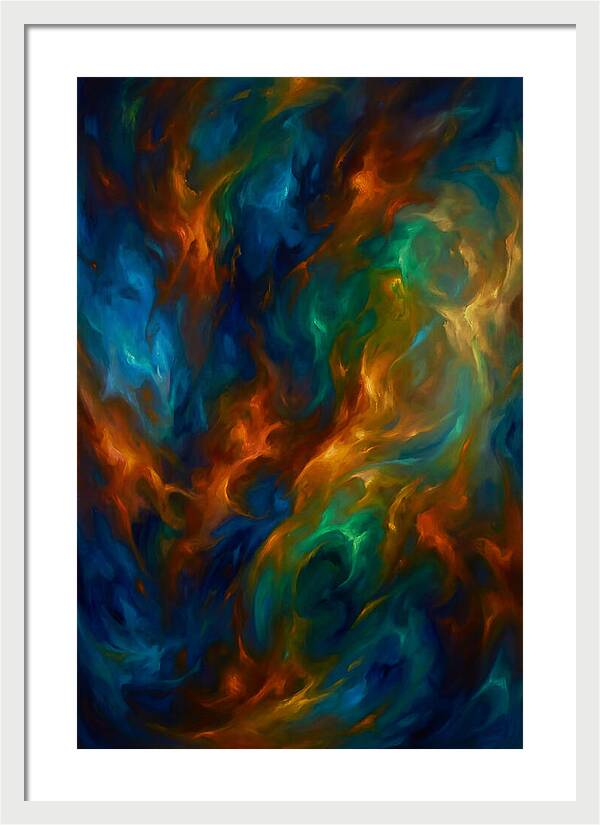 Abstract Colorful Swirls