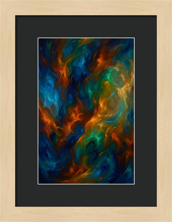 Abstract Colorful Swirls