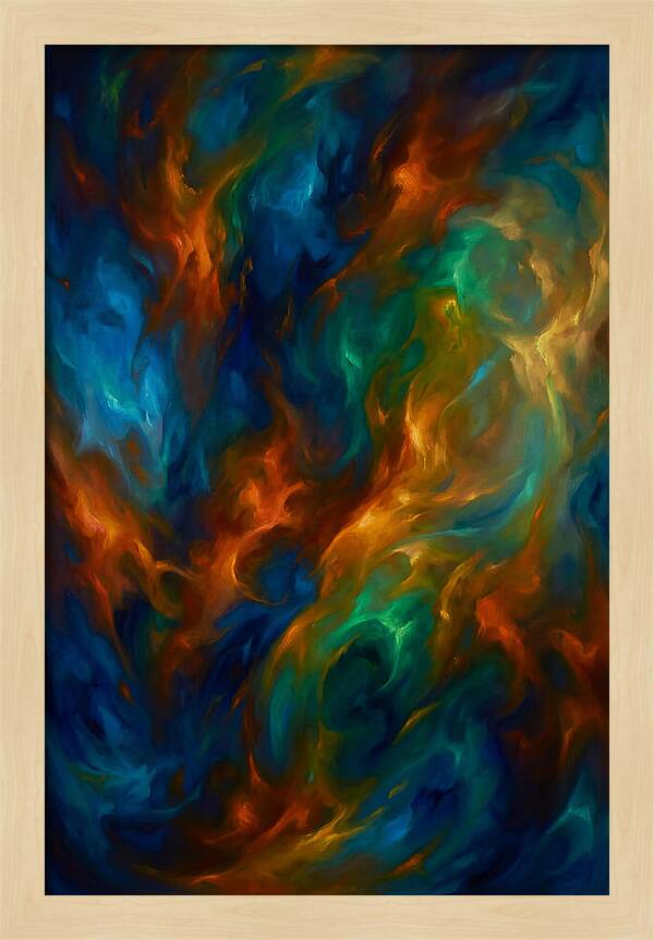 Abstract Colorful Swirls