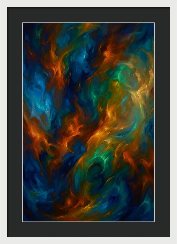 Abstract Colorful Swirls