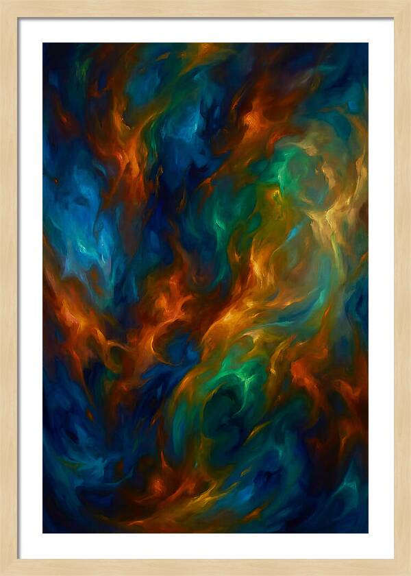 Abstract Colorful Swirls