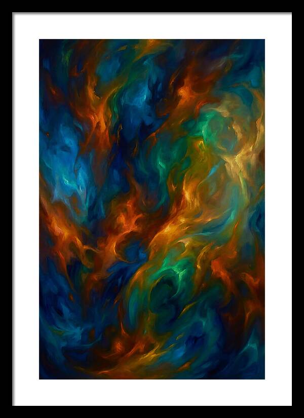 Abstract Colorful Swirls