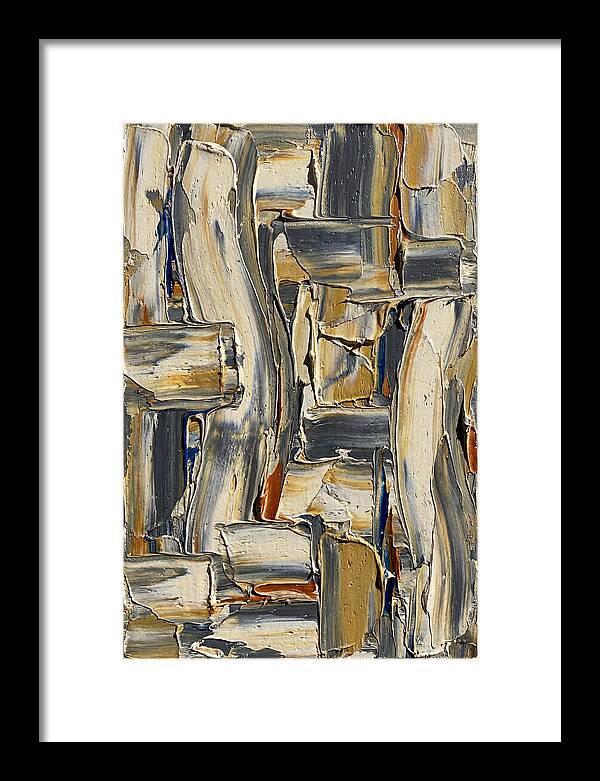 Abstract Contemporary Palette Knife Composition