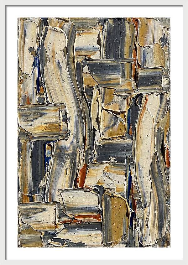 Abstract Contemporary Palette Knife Composition