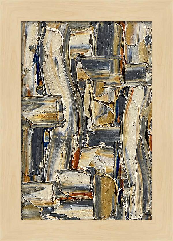 Abstract Contemporary Palette Knife Composition
