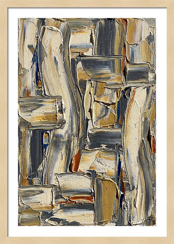 Abstract Contemporary Palette Knife Composition