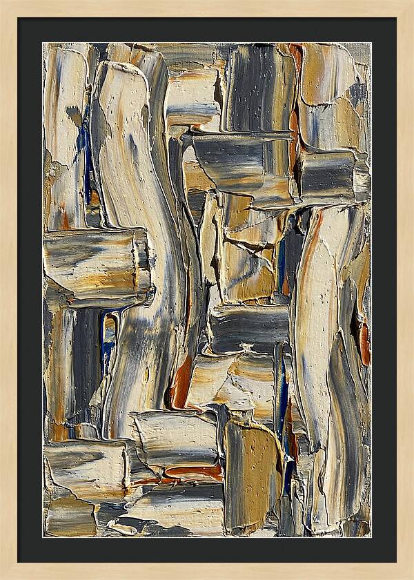 Abstract Contemporary Palette Knife Composition