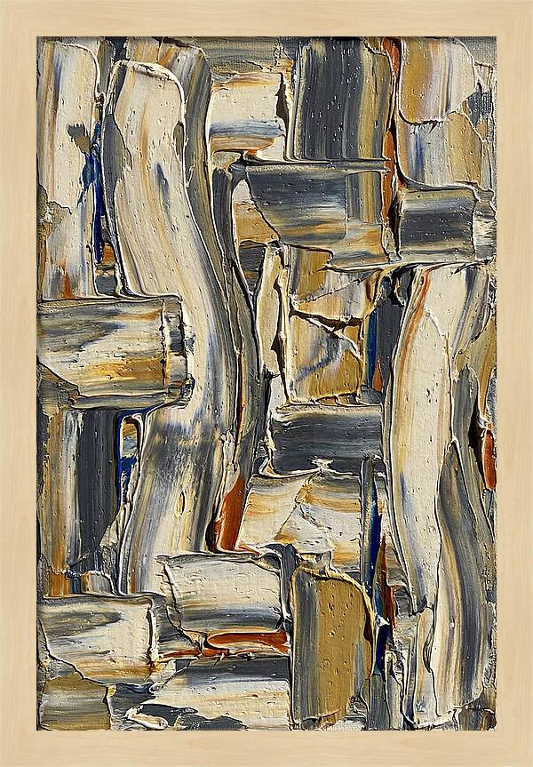 Abstract Contemporary Palette Knife Composition