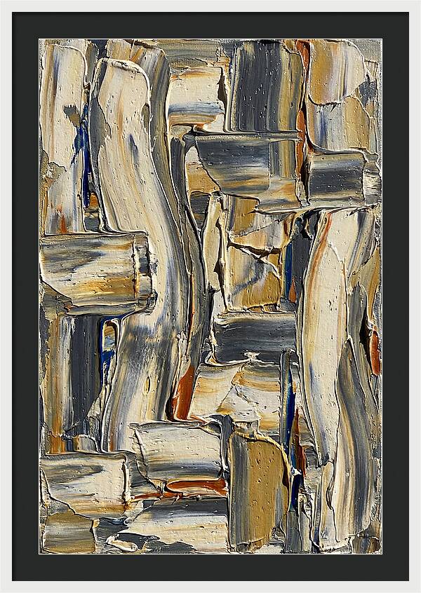 Abstract Contemporary Palette Knife Composition
