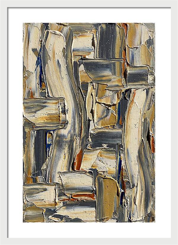 Abstract Contemporary Palette Knife Composition