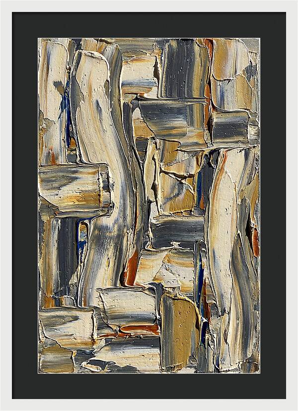 Abstract Contemporary Palette Knife Composition