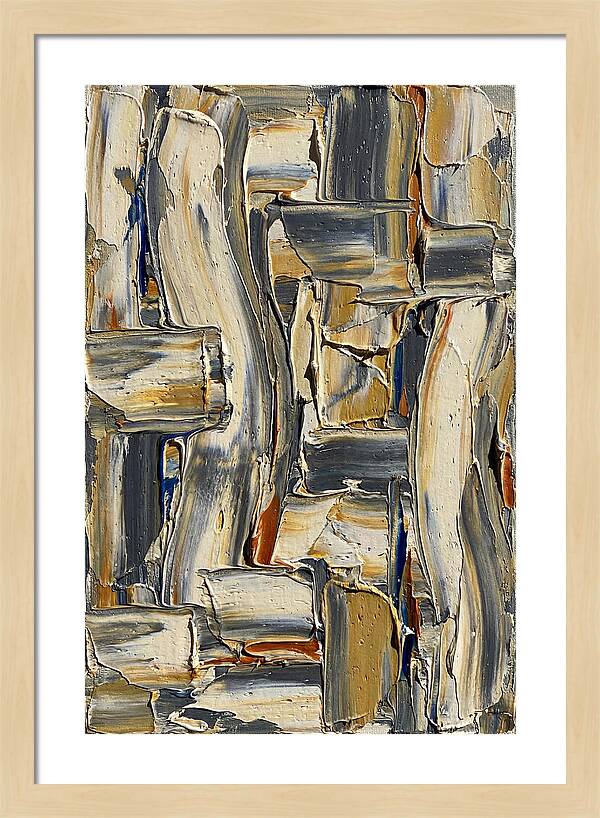 Abstract Contemporary Palette Knife Composition