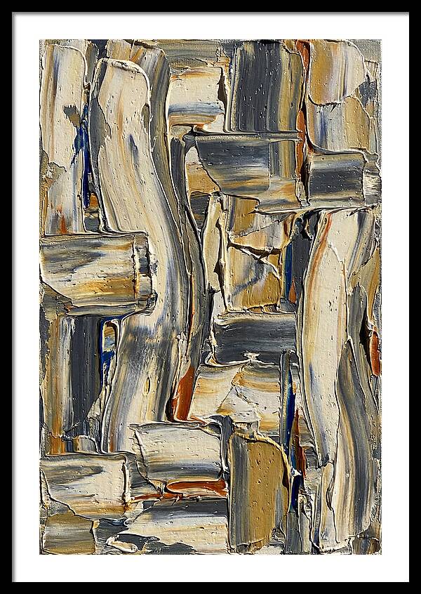 Abstract Contemporary Palette Knife Composition