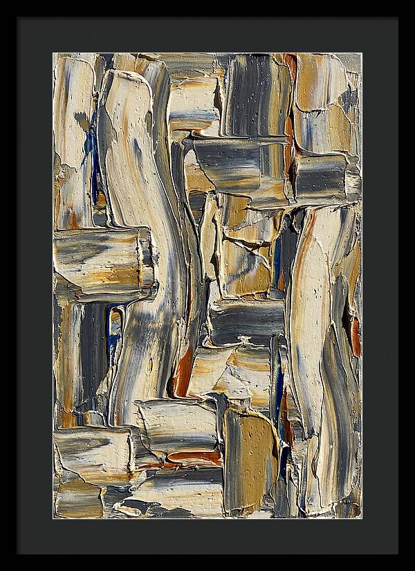 Abstract Contemporary Palette Knife Composition