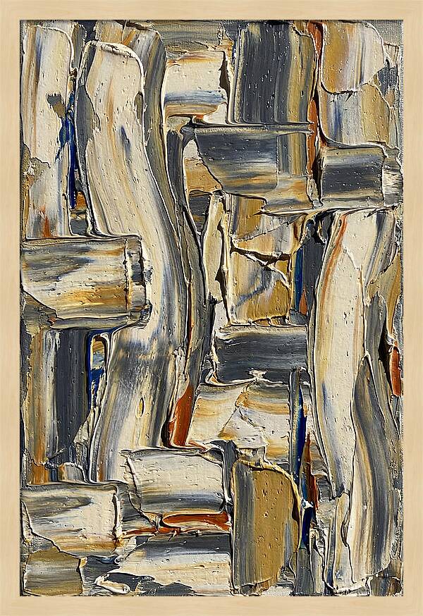 Abstract Contemporary Palette Knife Composition