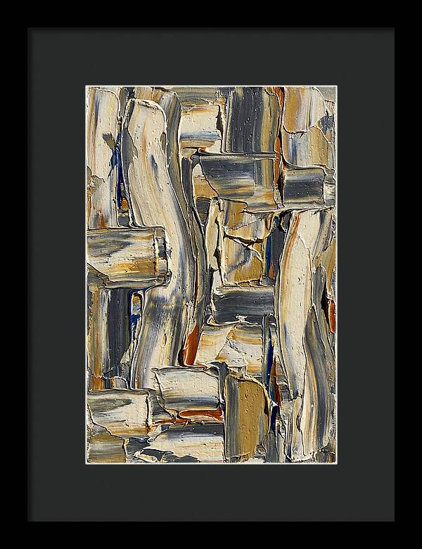 Abstract Contemporary Palette Knife Composition