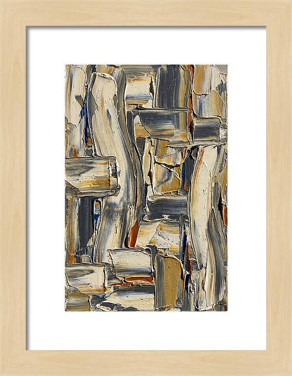 Abstract Contemporary Palette Knife Composition