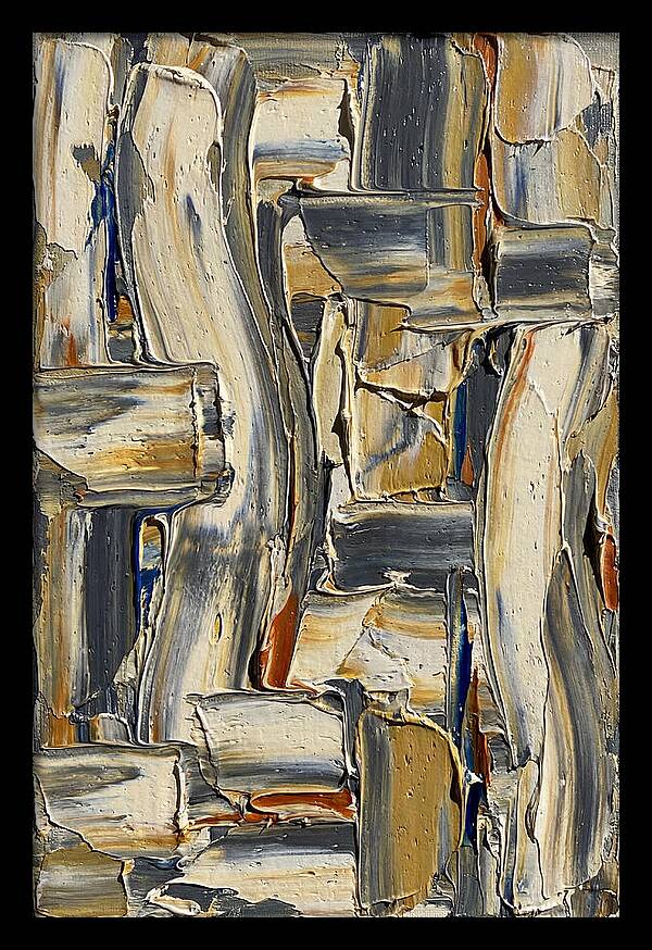 Abstract Contemporary Palette Knife Composition