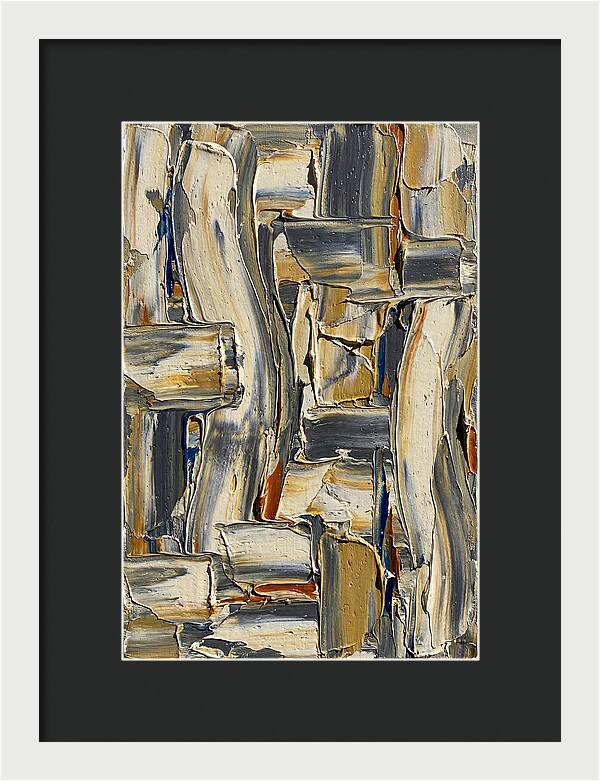 Abstract Contemporary Palette Knife Composition