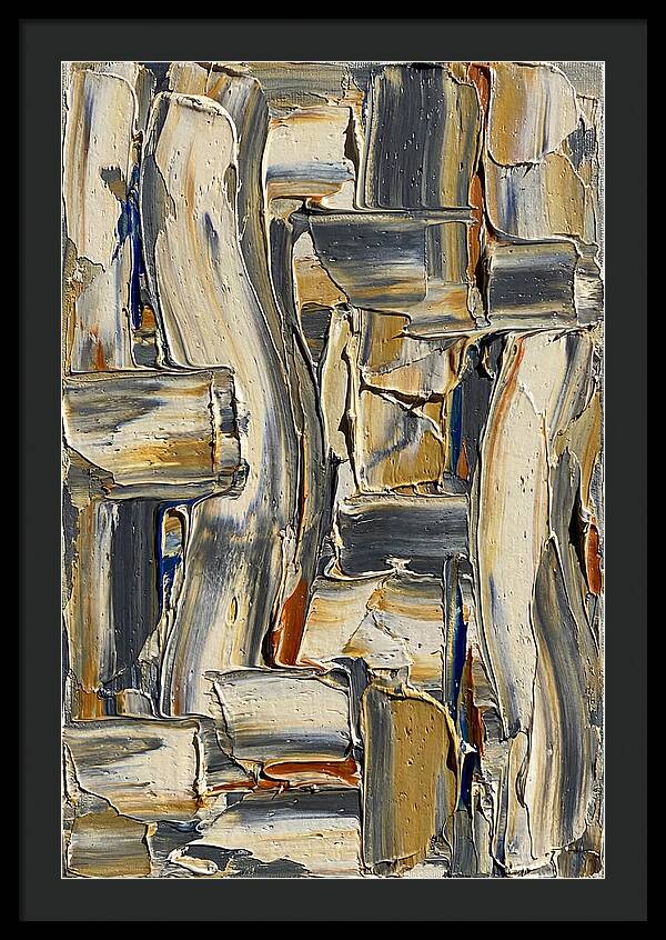 Abstract Contemporary Palette Knife Composition