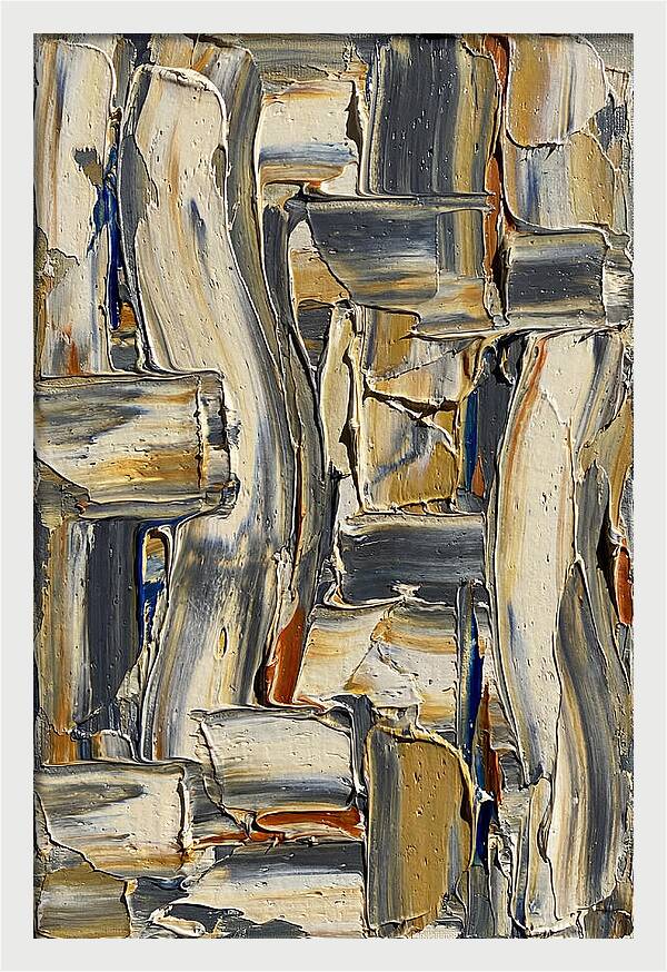 Abstract Contemporary Palette Knife Composition