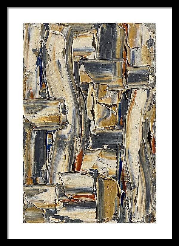 Abstract Contemporary Palette Knife Composition